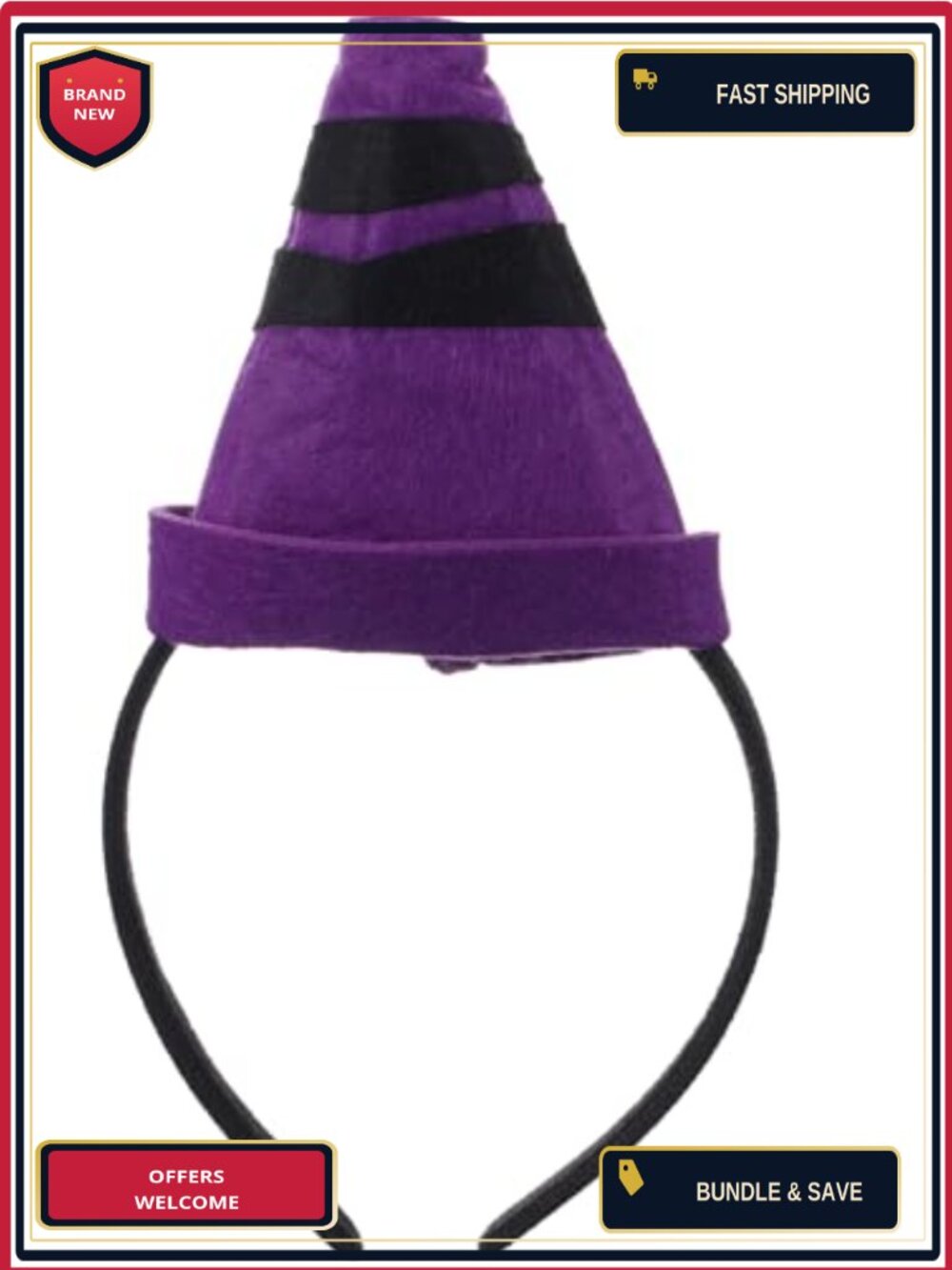 Crayon Headband Costume Felt Cone Hat 3D Cute Hairband for Teachers